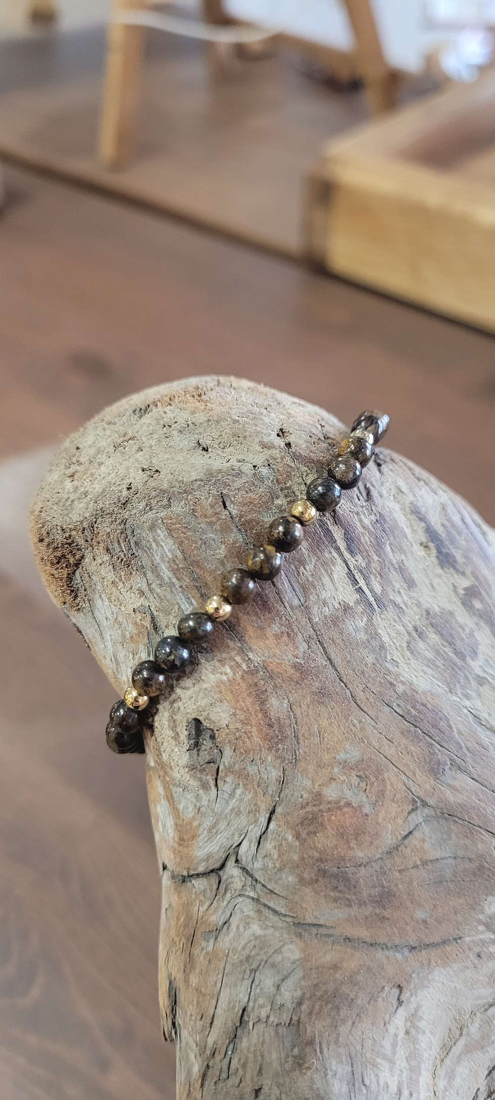 Miniature : Bracelet bronzite 4 mm