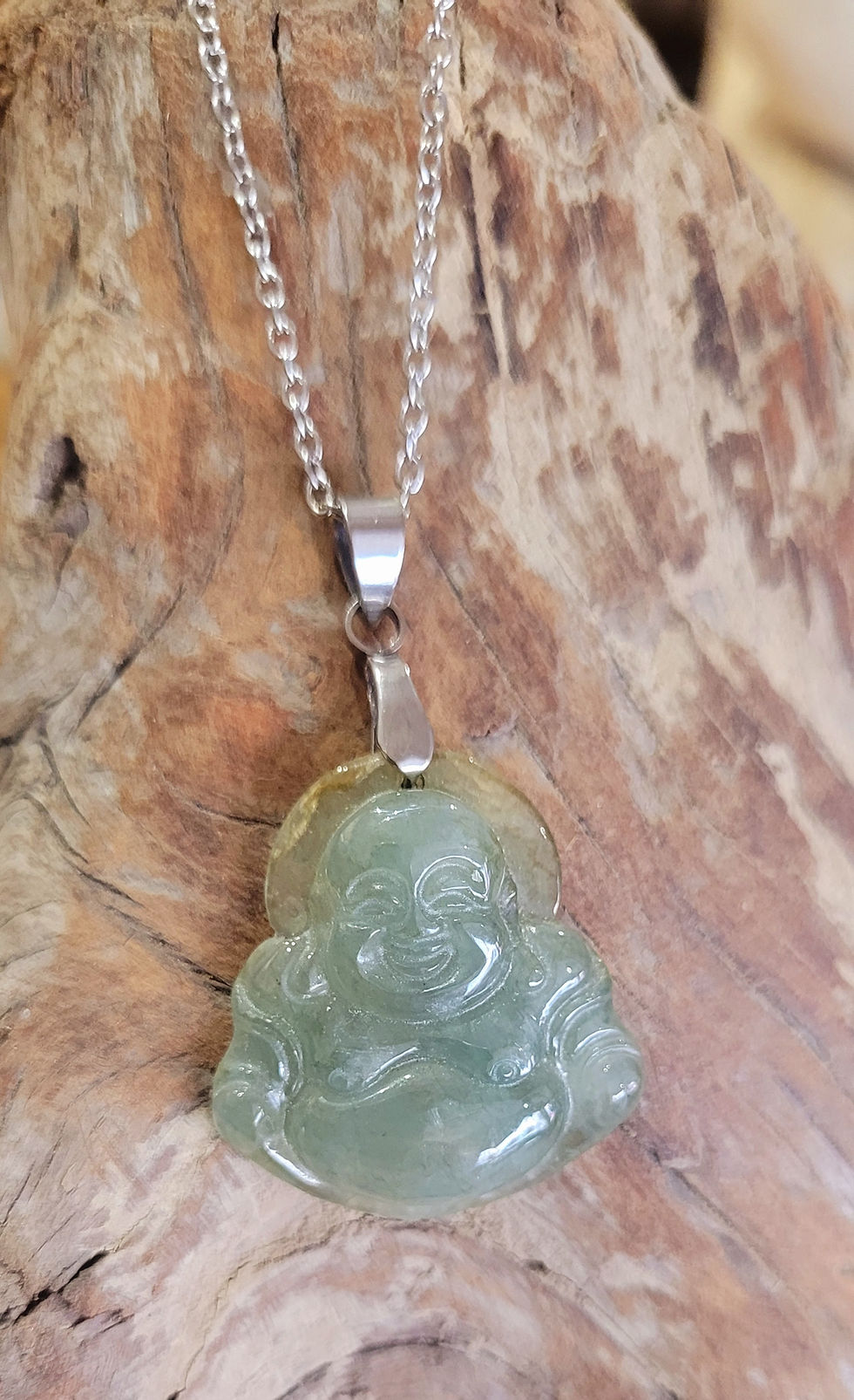 Miniature : Pendentif Bouddha Jade Birman