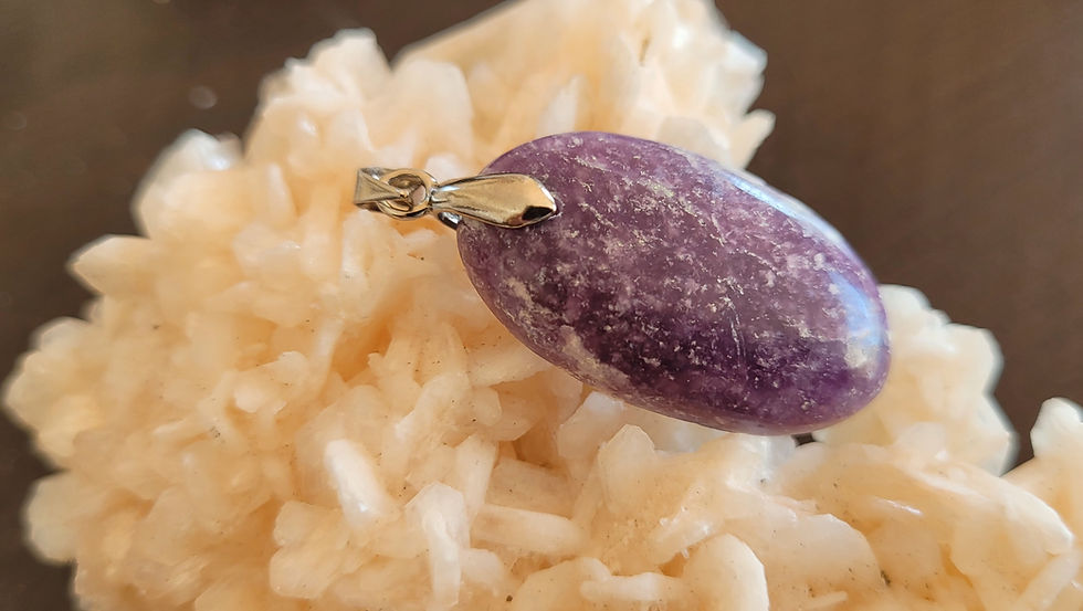Miniature : Pendentif Lepidolite