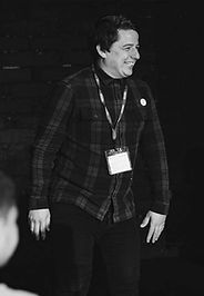 The Hero's Journey Theatre Day: Steve at work on stage with Heroes