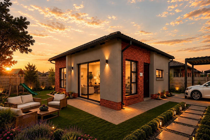 Modern freestanding family home at Glenwest Valley in Randfontein