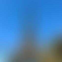 The Eiffel Tower and some trees