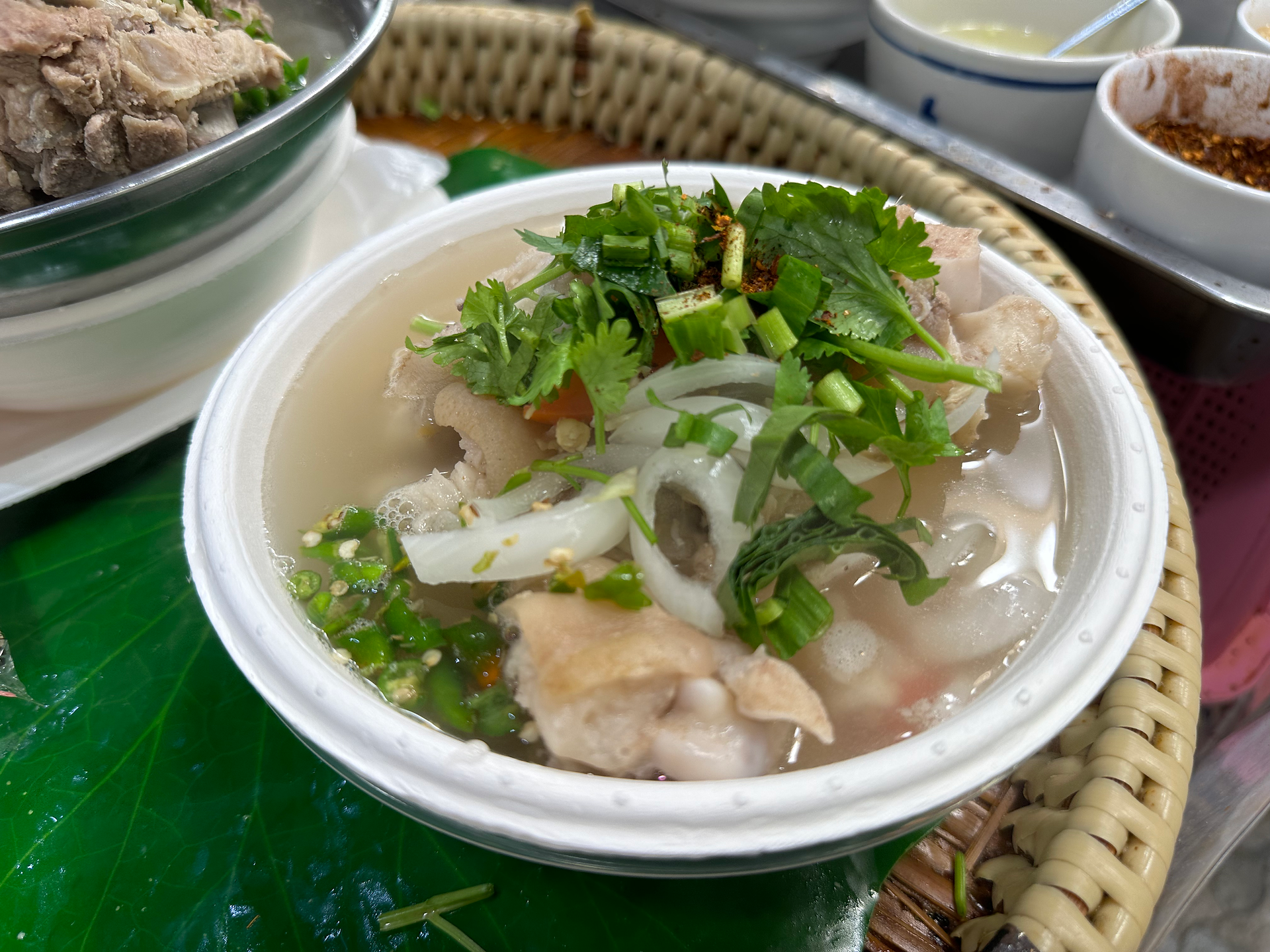 Pork Hock Soup at SookSiam Floating Market