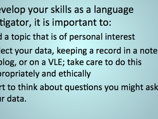 Y12 - Your Investigation
