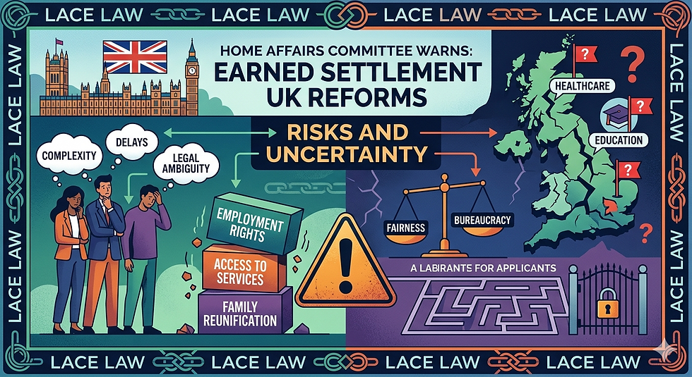 Earned settlement UK