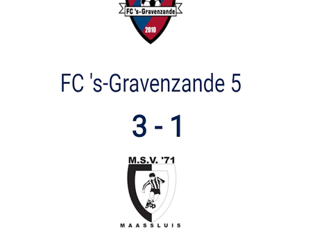 ‘s Gravenzande 5 – M.S.V.’71 3 3-1 (1-1)