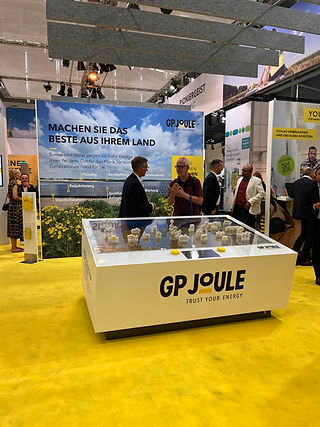 Stand von GP Joule auf der The smarter E Europe / Intersolar Messe