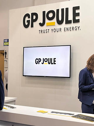 Stand von GP Joule auf der The smarter E Europe / Intersolar Messe