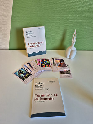 Féminine & Puissante – Jeu d’éveil à soi pour sortir du stress + livret.