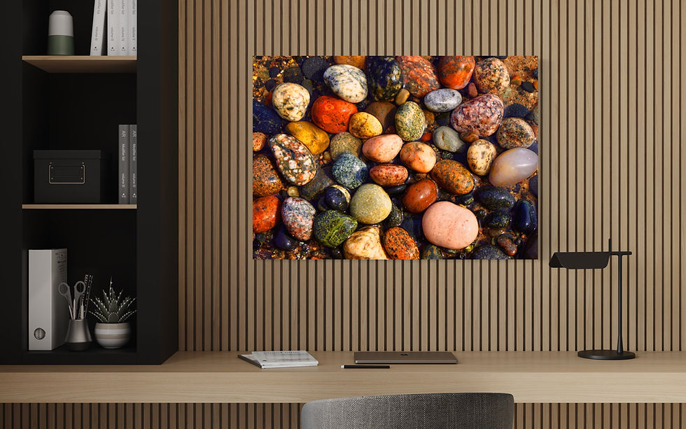 Thumbnail: 16x24 BERRY GOOD ROCKS. METAL PRINT. Ready to Hang!