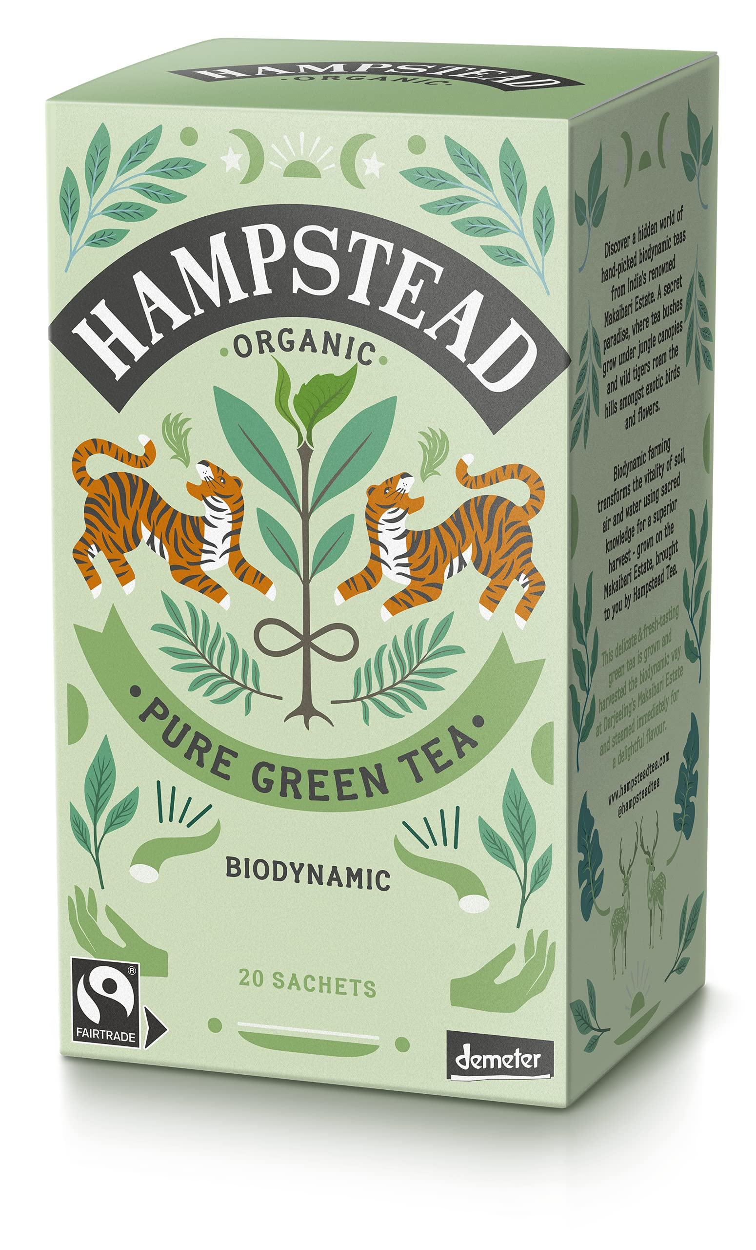 Hampstead Organic Pure Green  (20 Teabags)