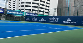 アウトドアテニスコート3番4番コートの改修しました！Outdoor tennis courts 3 and 4 have been renovated!