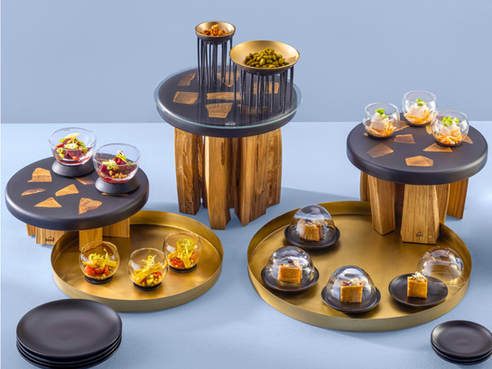 Zieher Buffet Risers: As Unique as Nature – "Stomp! & Sagano"