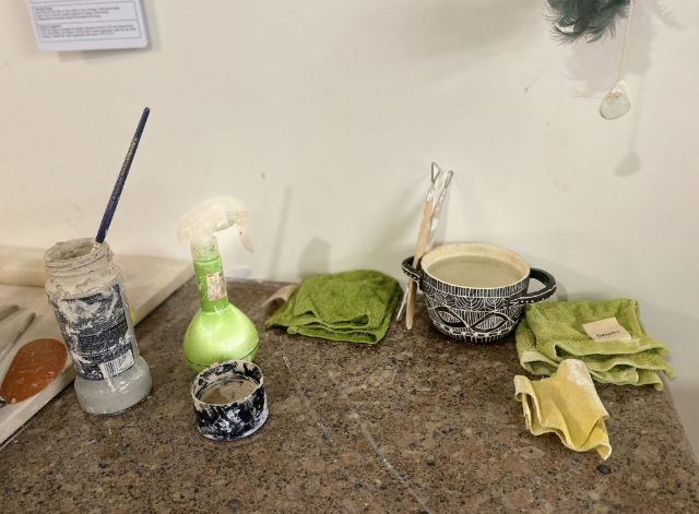 The station is all set up