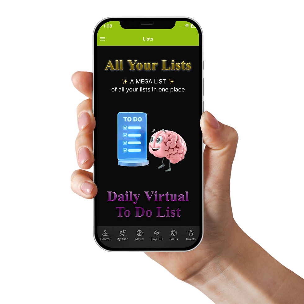 Thumbnail: ADHD Alien App for iOS & Android