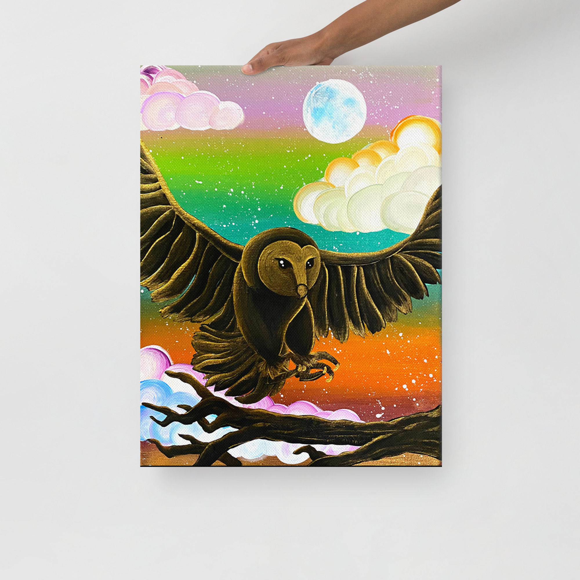 AuNyx Owl Canvas Print | 12" x 16"