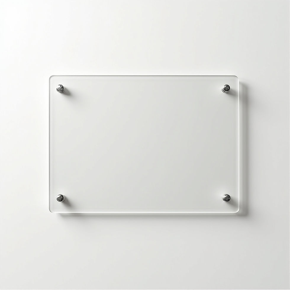 Placa Acrílico Personalizada