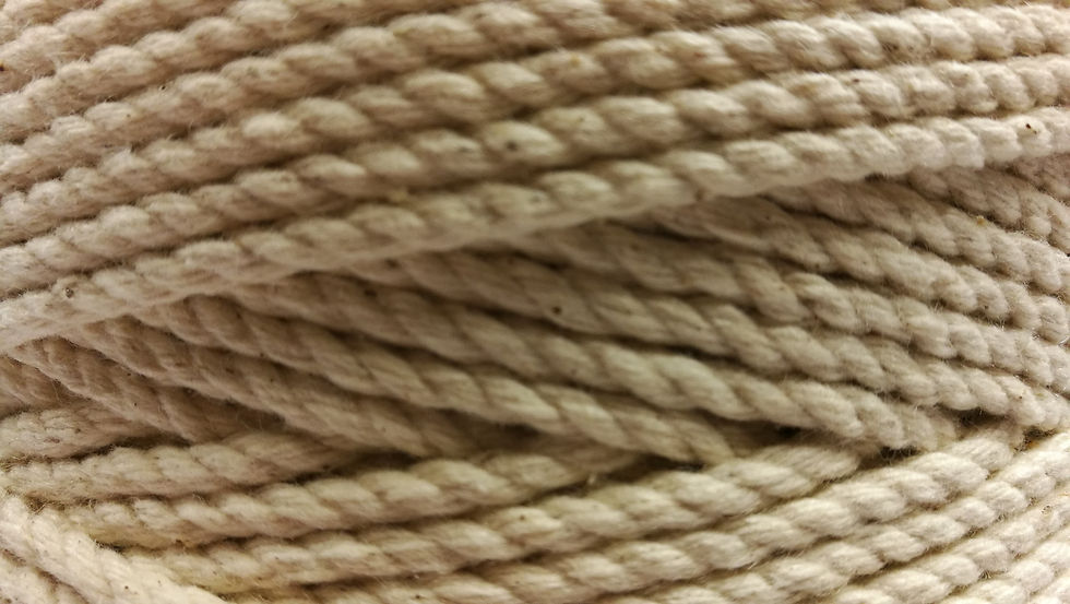 Miniature : Cordeau Coton Câblé Ø4mm 1kg 130m