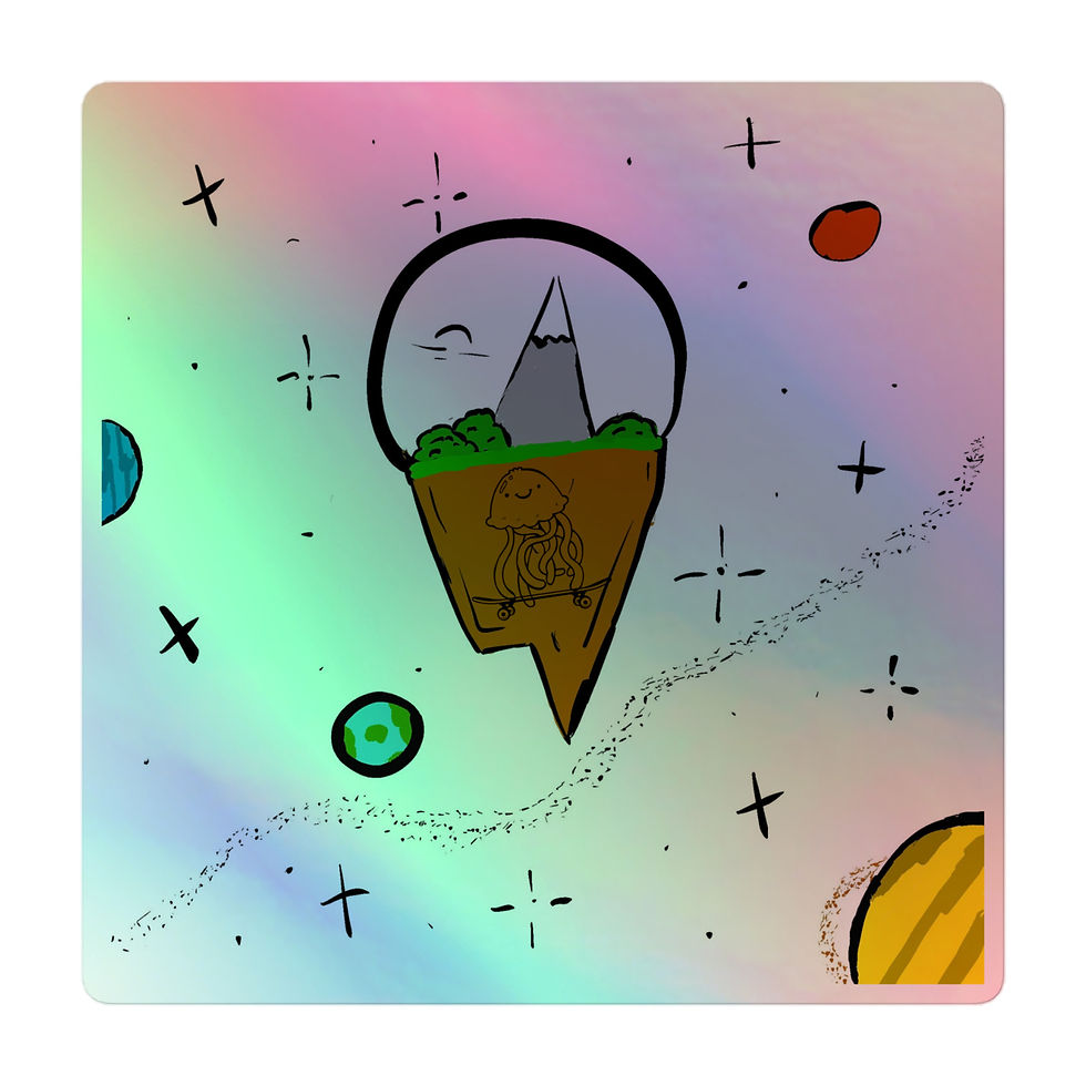 Thumbnail: Space Mountain Holographic stickers