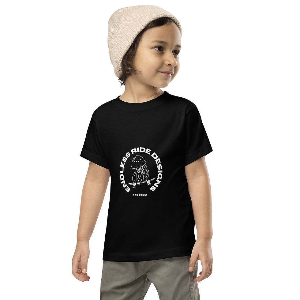 Thumbnail: Kingsley White Logo, Toddler Short Sleeve Tee - click for color options