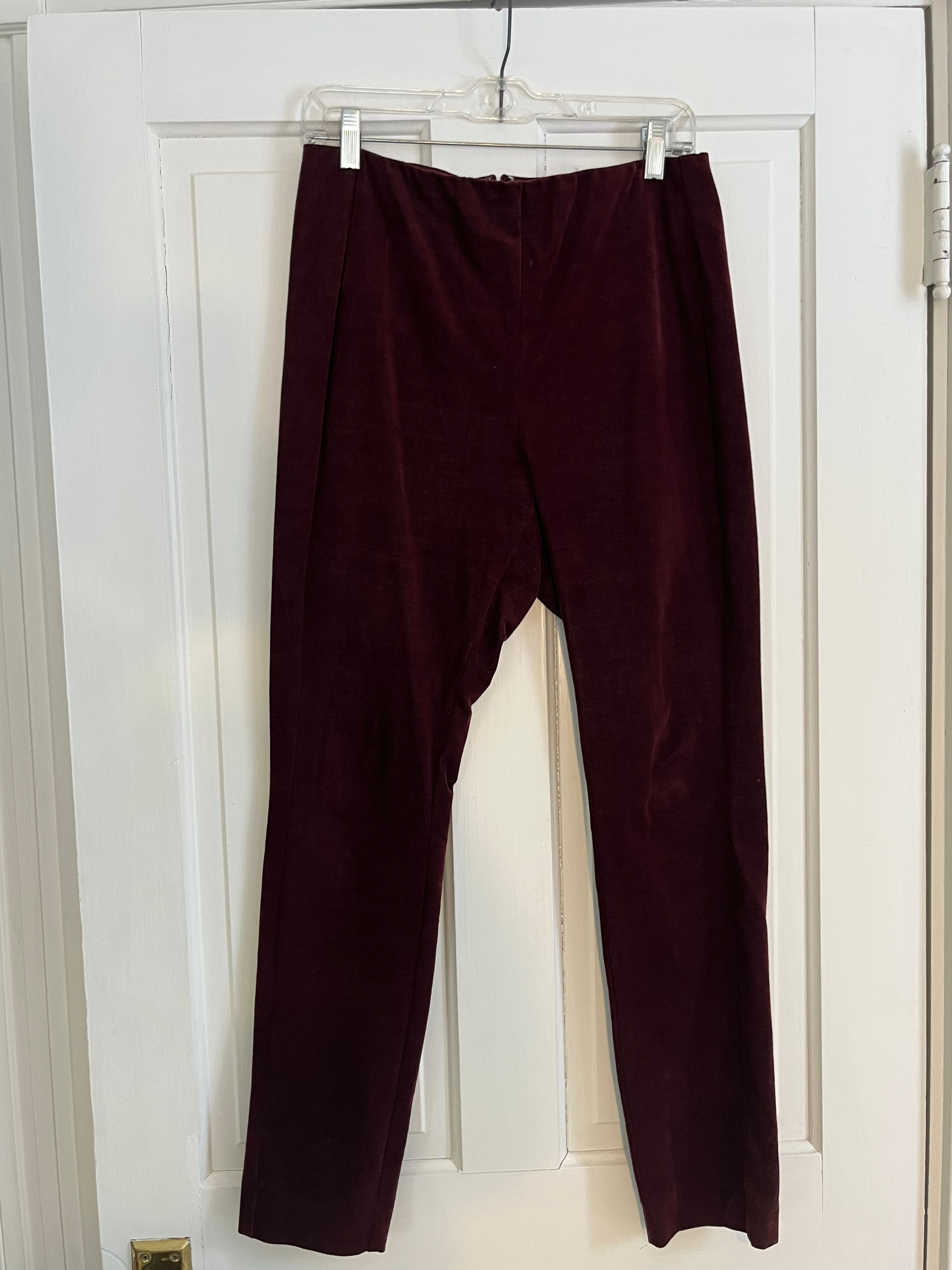 Red Velvet Pants