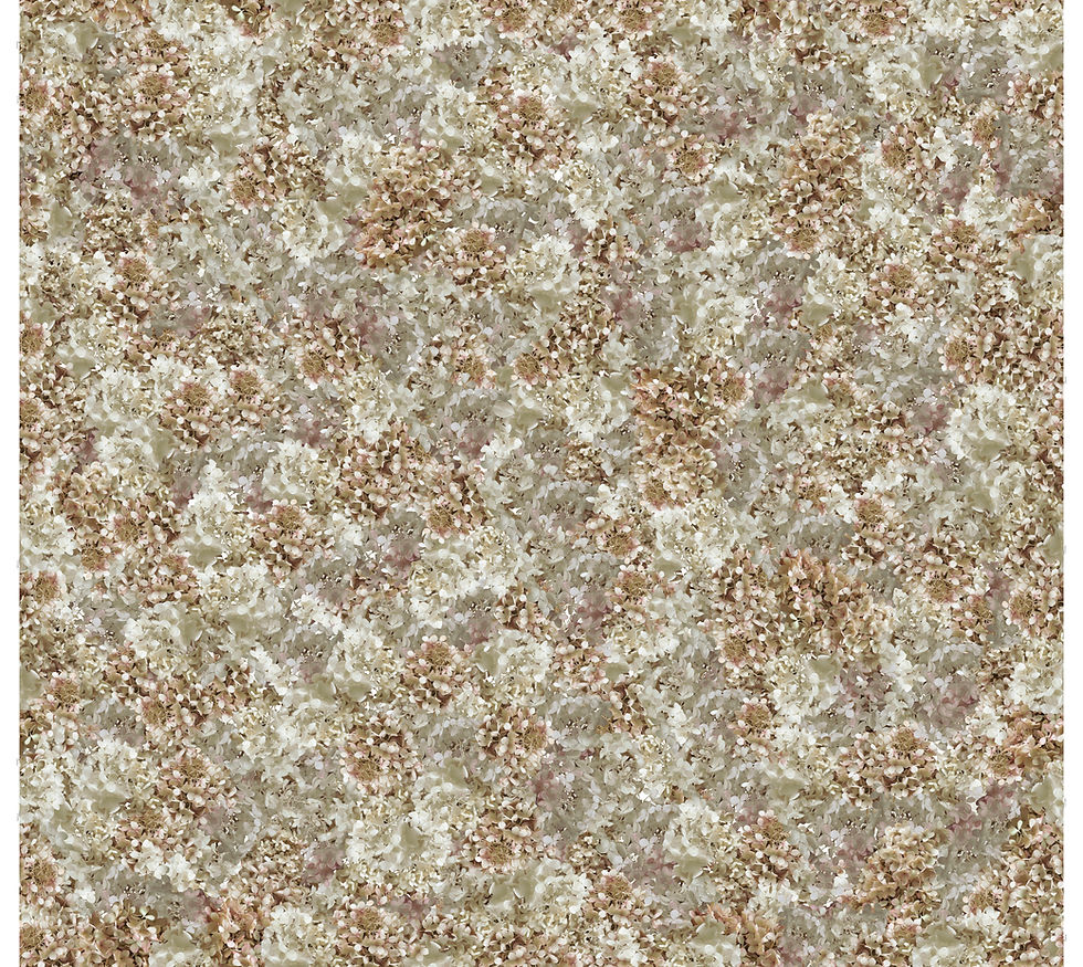 Thumbnail: Hydrangea Wallpaper in Antique - Non-Woven
