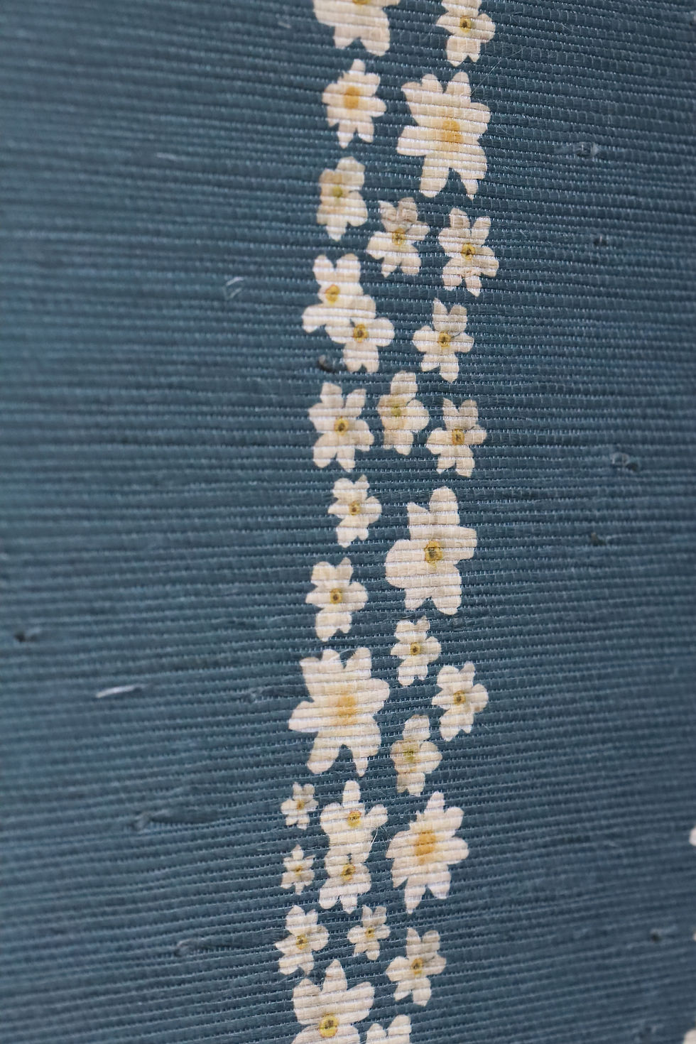Thumbnail: Seashells Stripe Fog - Grasscloth