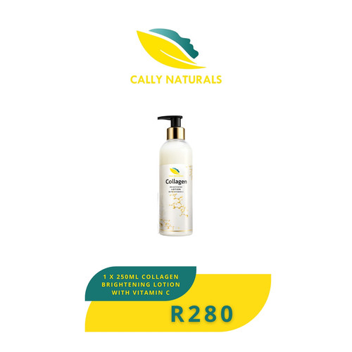 1 X 250ml Collagen Brightening Lotion With Vitamin C Cally Naturals 1-x-250ml-collagen-brightening-lotion-with-vitamin-c-cally-naturals