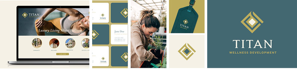 Titan Wellness Brand Board