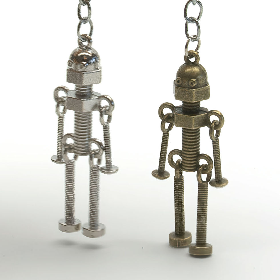 Articulated Robot Keychain