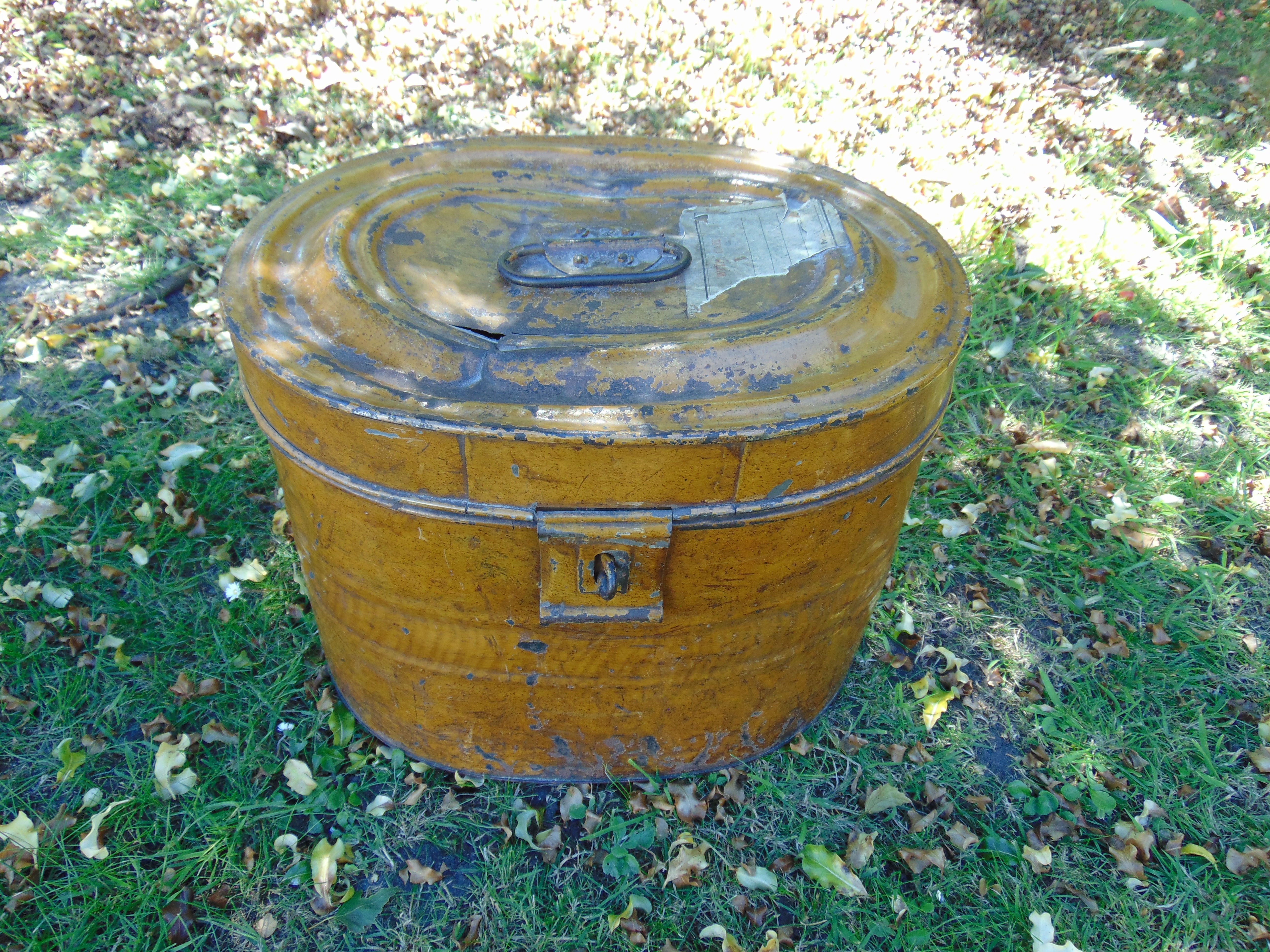 Tin Hat Box