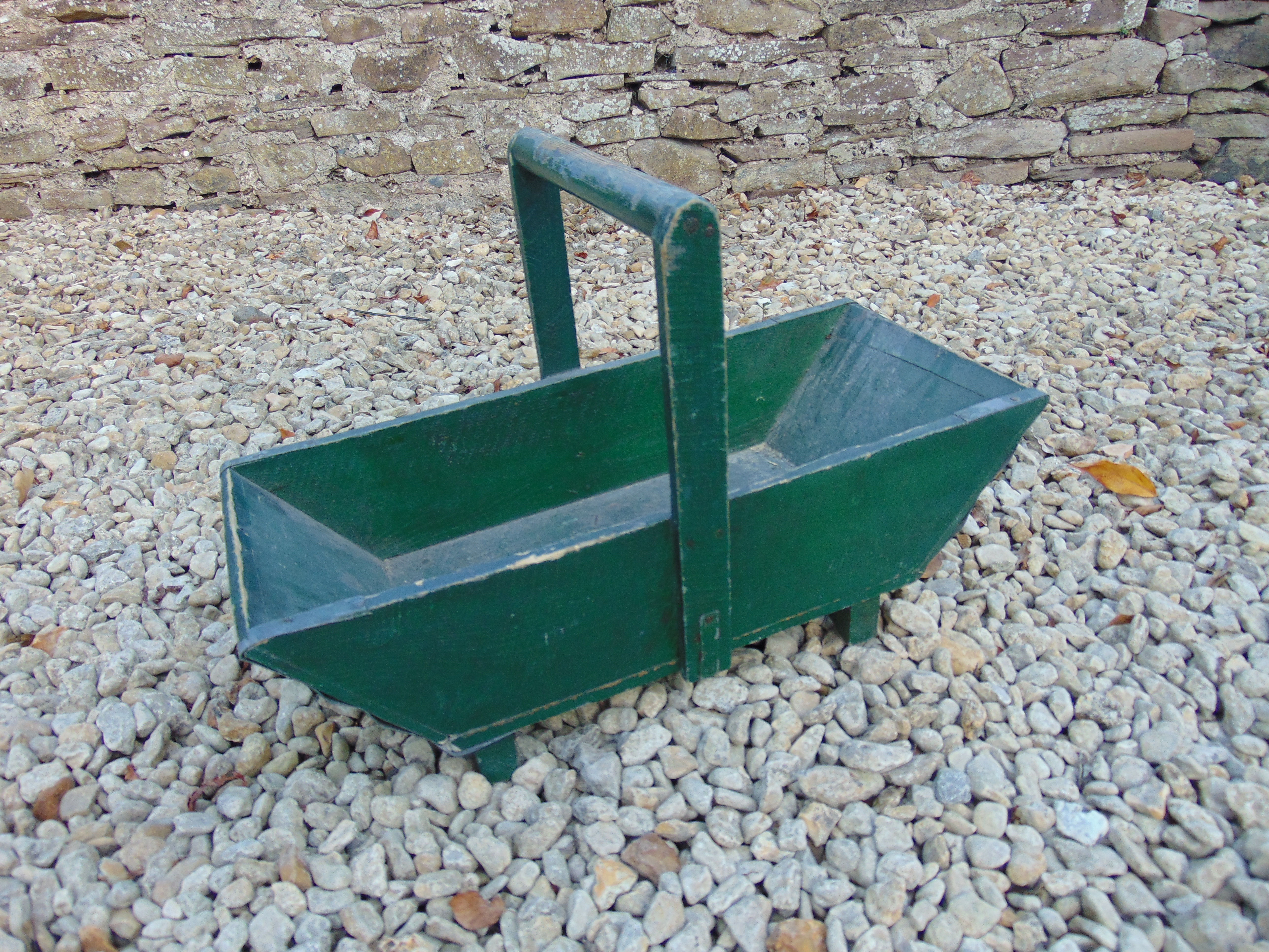 Green Wooden Trug