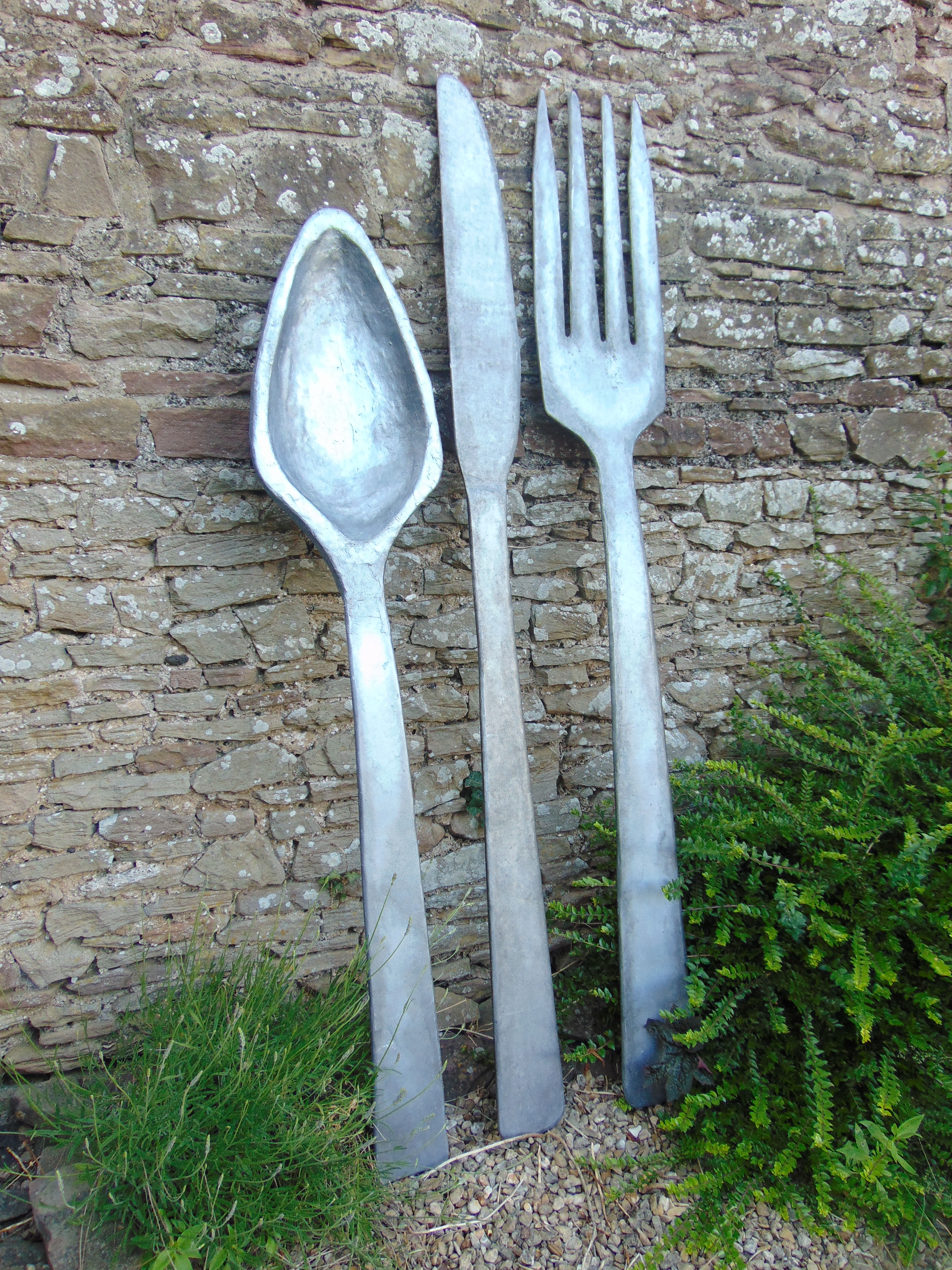 Oversized Spoon, Forks and Knives