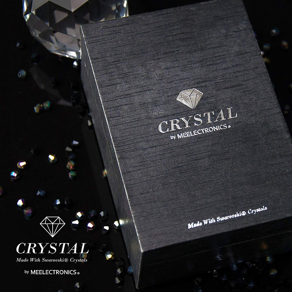 縮圖：MEE M11J IN-EAR HEADPHONES W/ SWAROVSKI CRYSTALS - GOLD