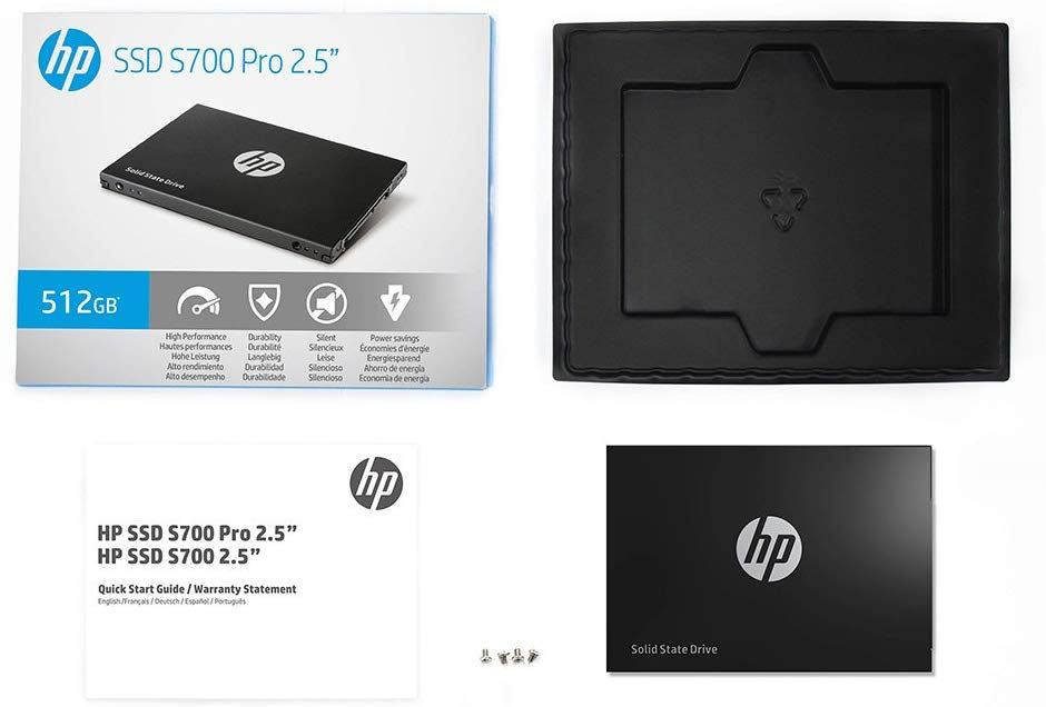Thumbnail: SSD 512G HP 2.5" 2AP99AA#ABL S700 PRO SATA III 3D NAND INTERNAL DRIVE
