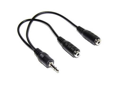 CABLE AUDIO 3.5MM SPLITTER 1 MALE TO 2 FEMALE (KB & MIC) | MMAX Group ...