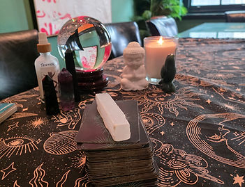 Tarot Reading Set up