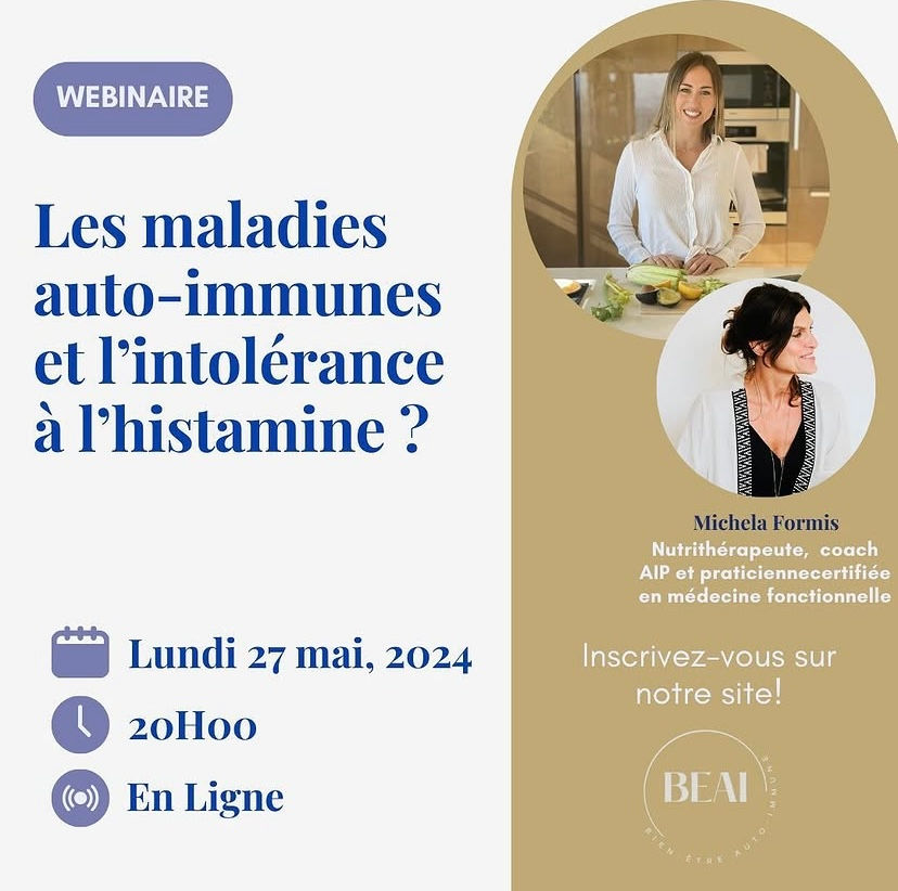 Les maladies auto-immunes et l’intolérance à l’histamine 