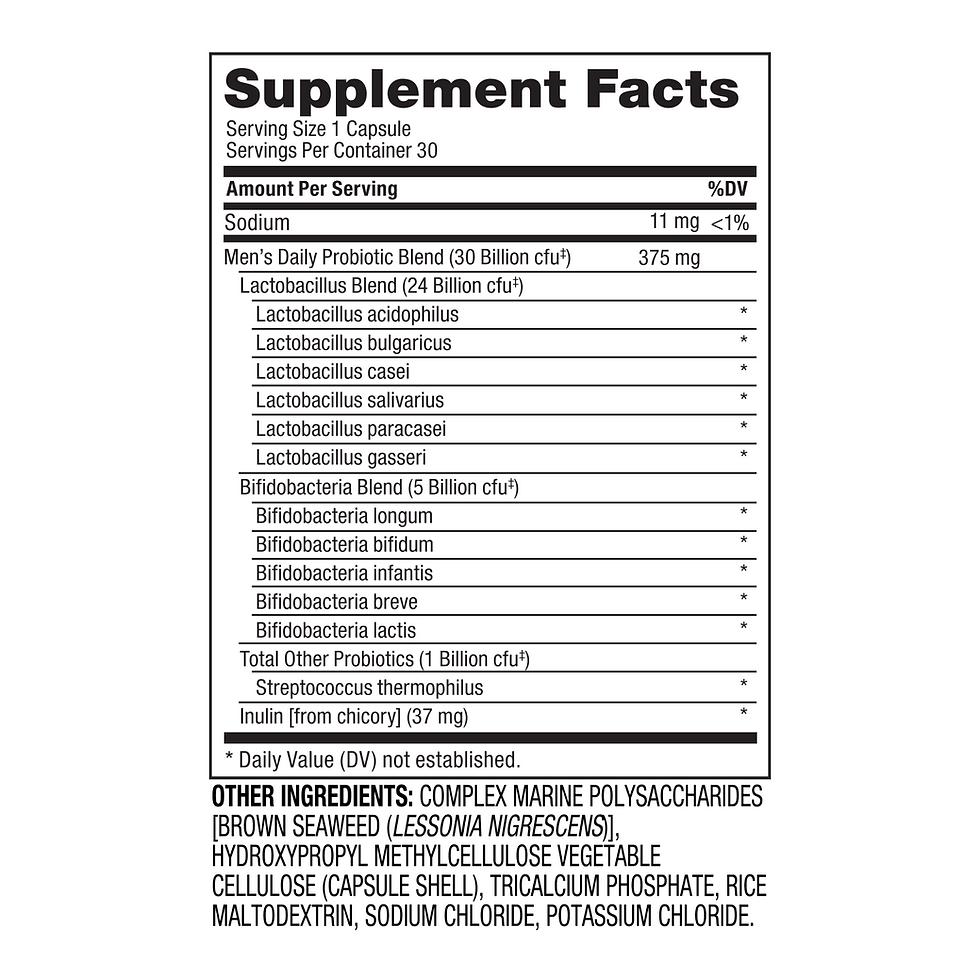 Thumbnail: Men's Daily 30B CFU Probiotic Capsules