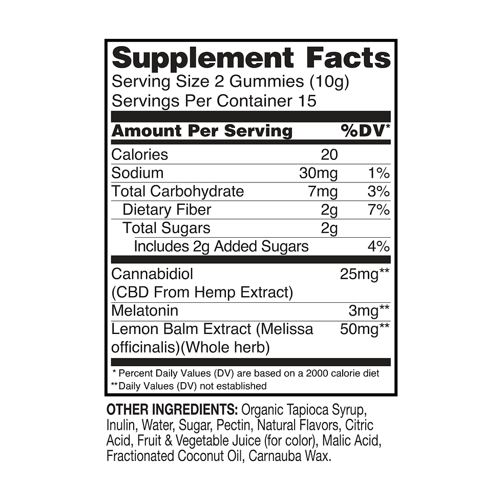 Thumbnail: CBD Sleep Gummy Low Sugar