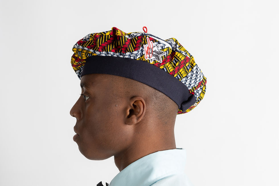 Miniature : Derby's - Béret motif wax