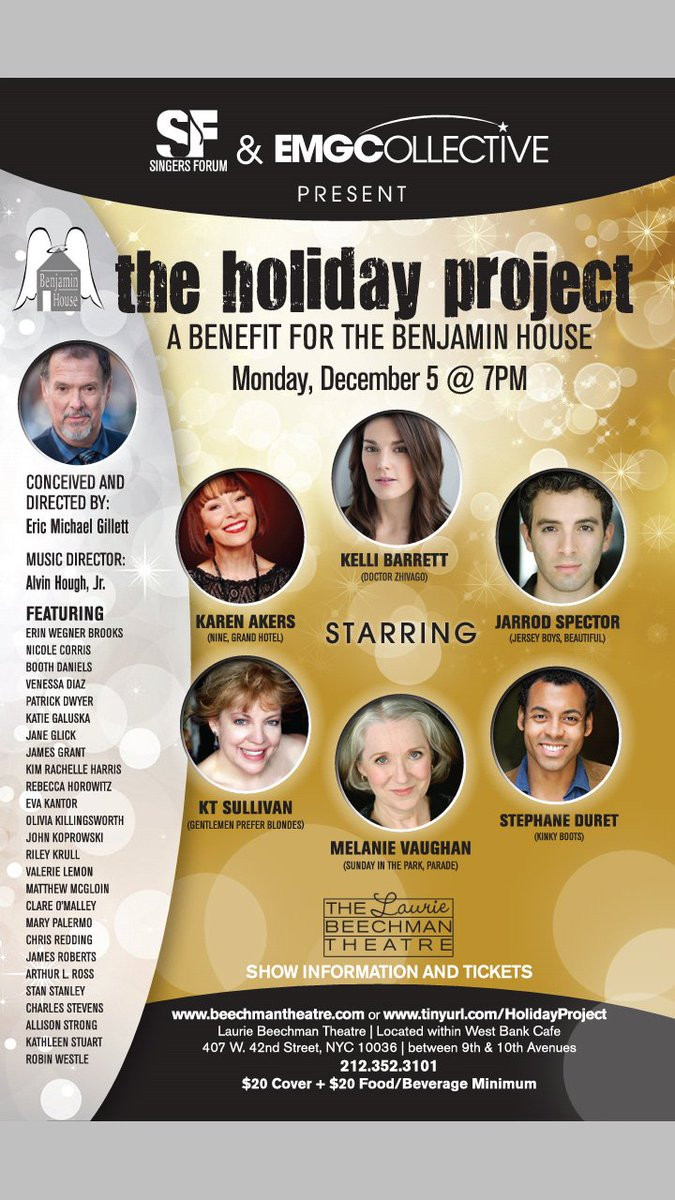 Singers Forum Kelli Barrett Jarrod Spector KT Sullivan Stephane Duret Melanie Vaughn