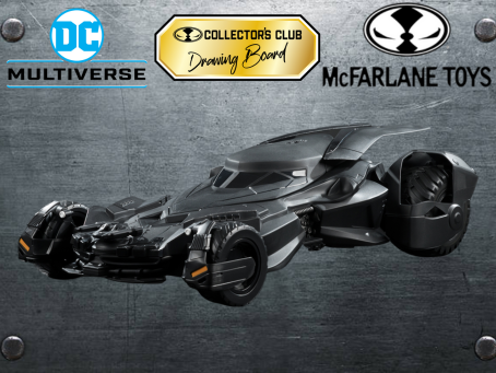 Crowdfund Alert: McFarlane Toys Store Collector's Club Drawing Board #4 - Batman vs Superman: Dawn of Justice Batmobile vehicle