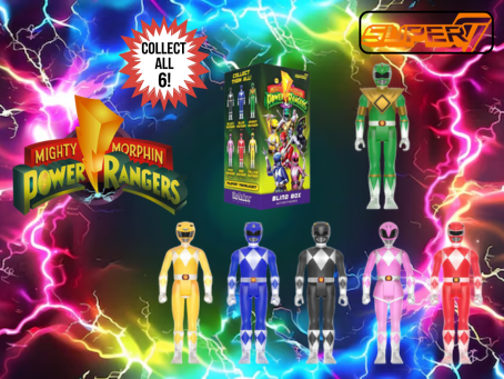 In Stock Alert: Super7 Blind Box Mighty Morphin Power Rangers ReAction Figures