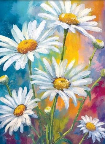 Colorful Daisies Painting Class