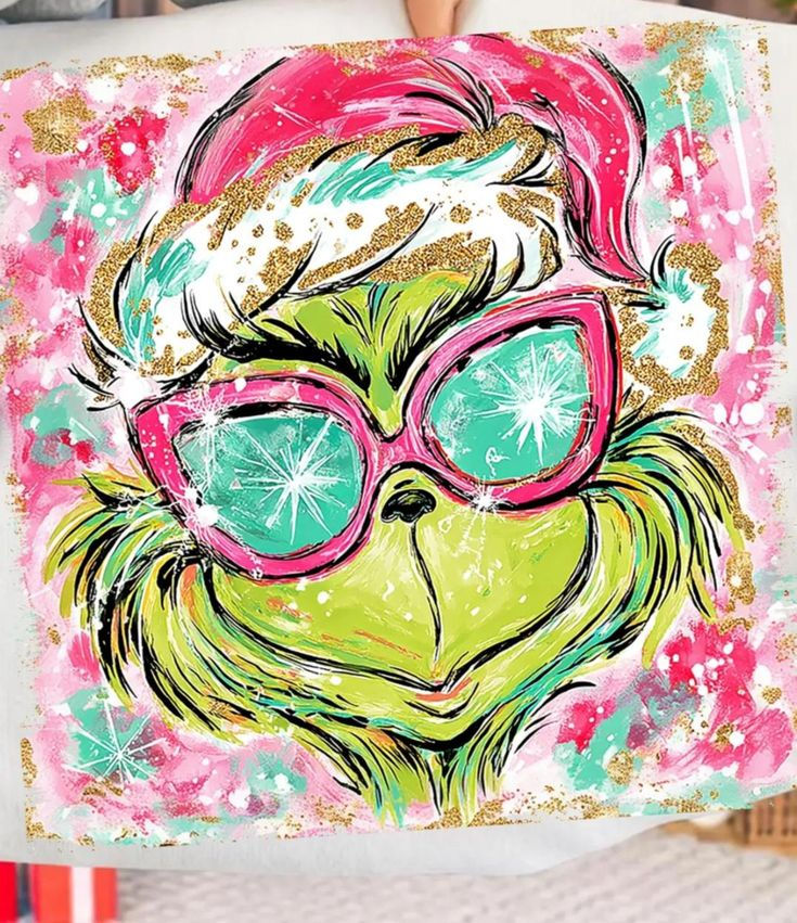 Kid's Rocking Winter Art Camp!------Wednesday Dec. 31 Cool Grinch Painting