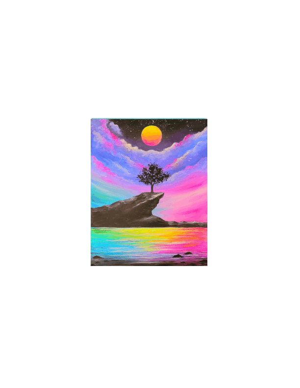 Luminous View Guided Painting