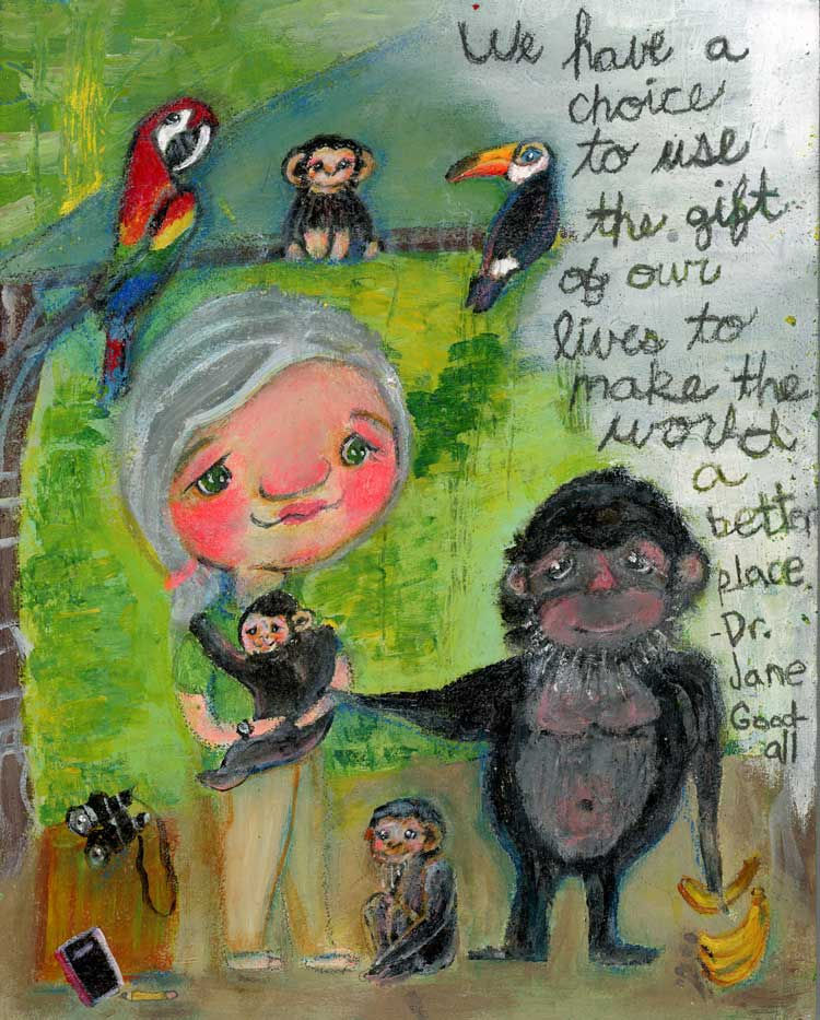 Jane Goodall Fanart