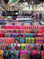 Guatemalan textiles in antigua
