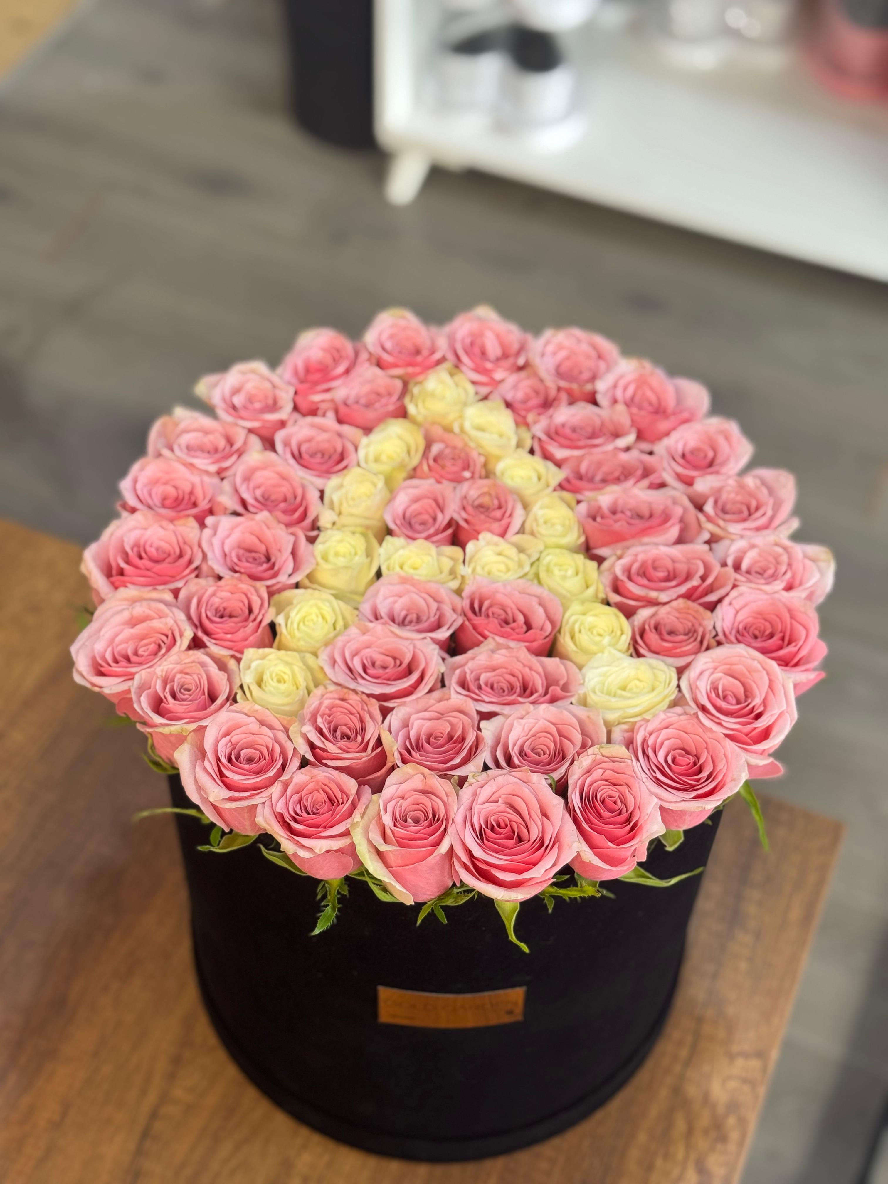 Kişiye Özel Harf Gül Kutusu